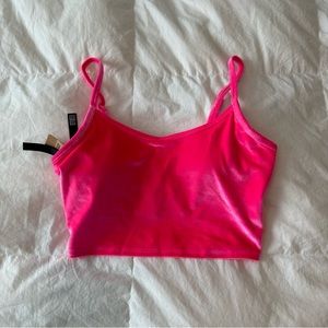Victoria’s Secret Pink Velvet Crop Top BNWT